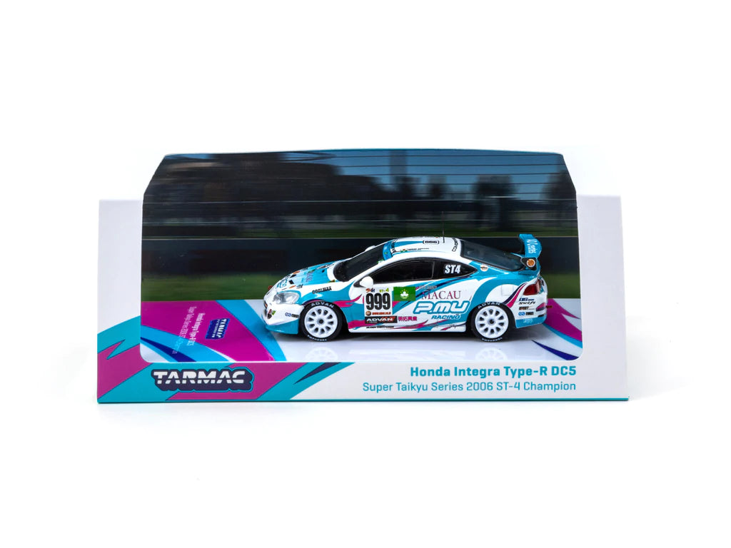 Tarmac Works 1/64 Honda Integra Type-R DC5 Super Taikyu Series 2006 #999 ST-4 Champion - Hobby 64