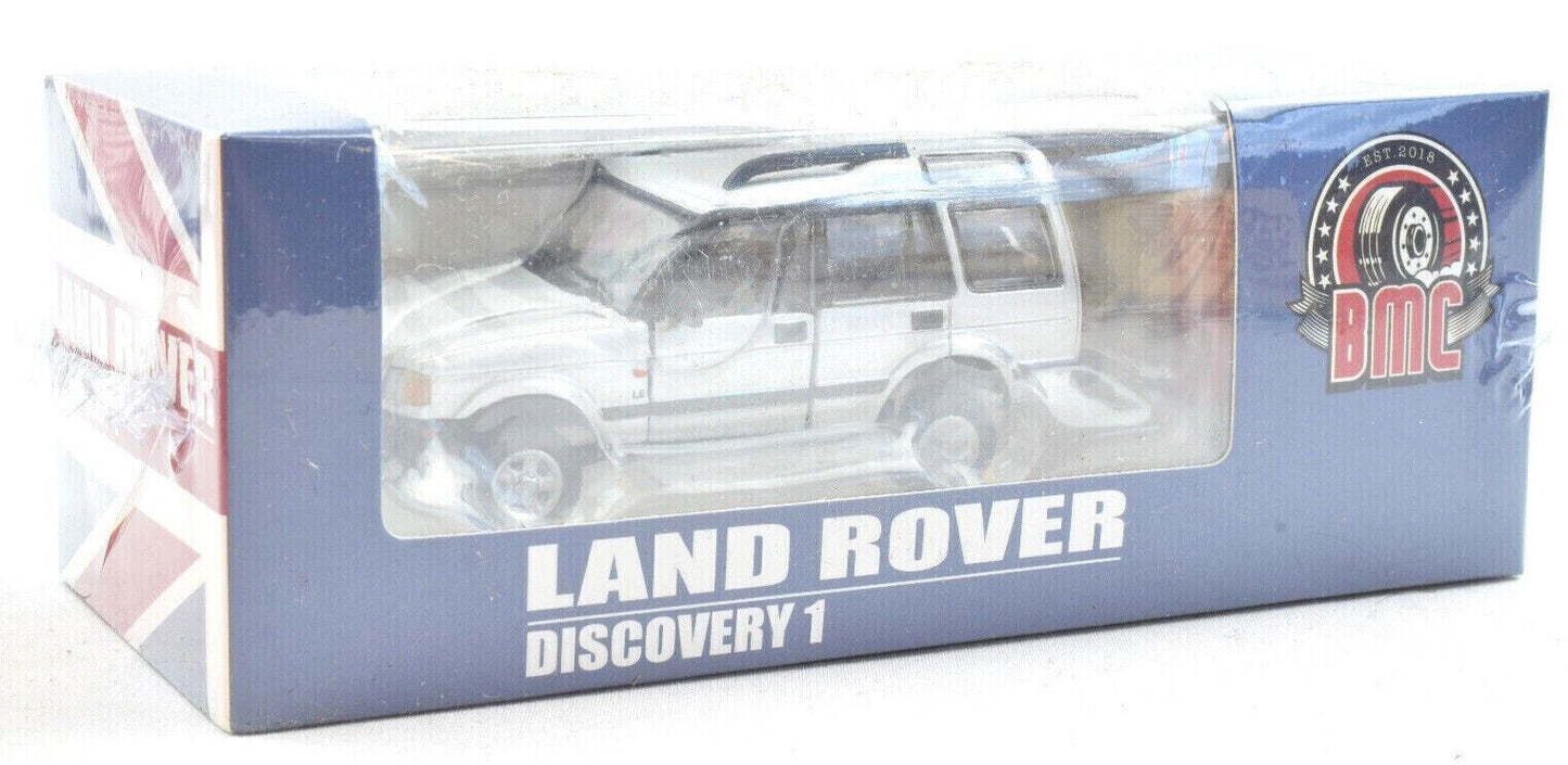 BM Creations 1/64 Land Rover 1998 Discovery 1 with 4 Additional Wheels- Silver (RHD)