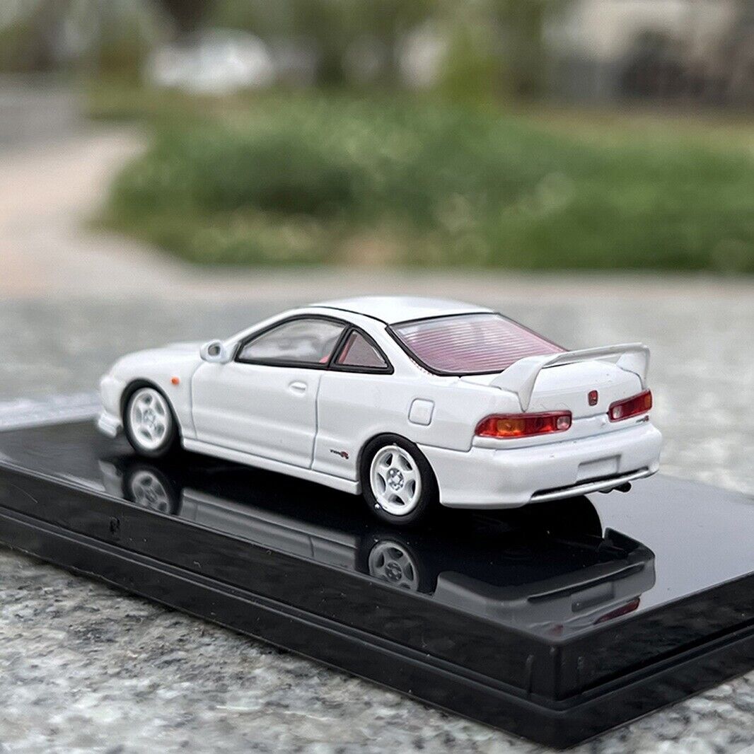 Hobby64 -1/64 Honda Integra Type-R DC2 Diecast Collector Model Racing Car White