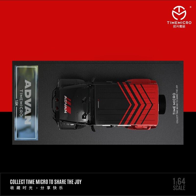 Time Micro 1/64 Jeep Wrangler Rubicon 4x4 4WD SUV ADVAN Ed. Diecast Model Car