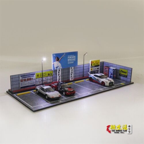 G-Fans 1/64 Outdoor Car Park Parking Lot LED Light Diorama (710028)