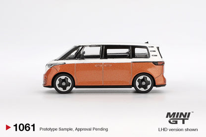 Mini GT 1:64 Volkswagen ID.Buzz Candy White / Energetic Orange (MGT01061-CH)