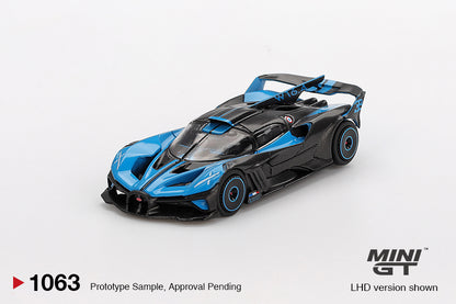 Mini GT 1:64 Bugatti Bolide Presentation (MGT01063-CH)