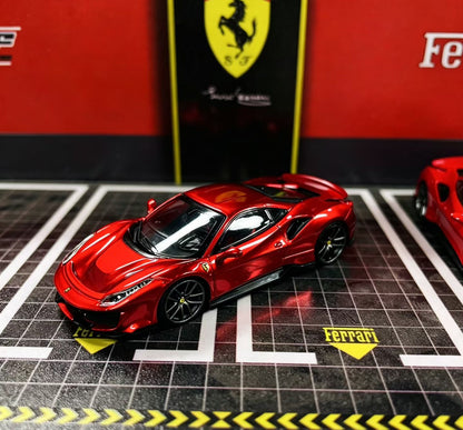 HG 1:64 488 Pista Coupe Metallic Red