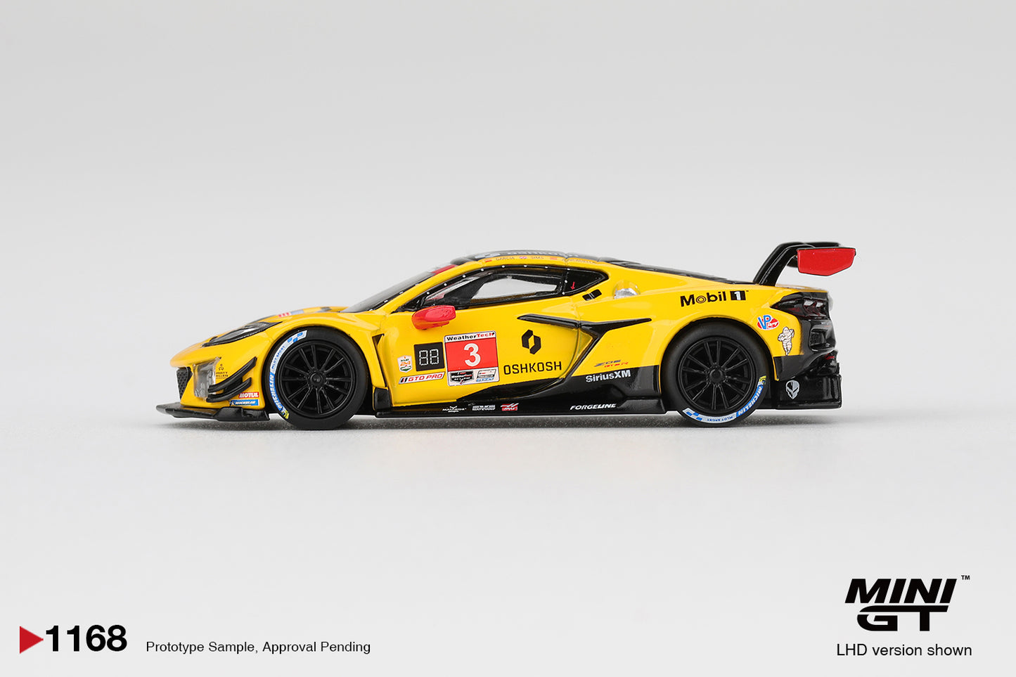 Mini GT 1:64 Chevrolet Corvette Z06 GT3.R #3 Corvette Racing by Pratt Miller Motorsports 2025 IMSA Daytona 24 Hrs (MGT01168-CH)