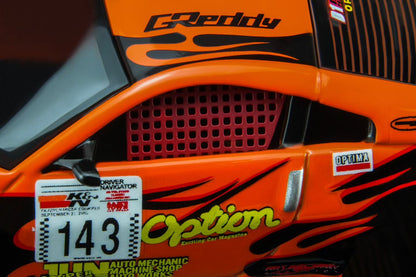 Motorhelix X Mr. Hiro X Option 1:64 Nissan Fairlady Z "Option Stream Z" 02 Orange Official Licensed