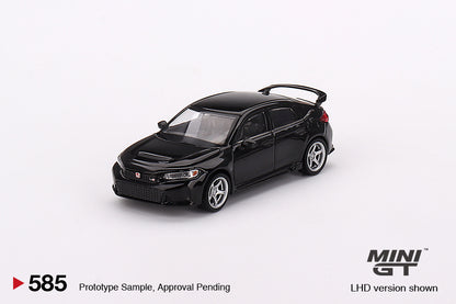 Mini GT 1:64 Honda Civic Type R Crystal Black Pearl 2023 W/ Advan GT Wheel LHD (MGT00585-CH)