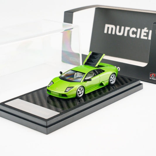 LCD 1:64 Lamborghini Murcielago Green Openable Engine Hood with Detailed Engine Lamborghini Official Licensed