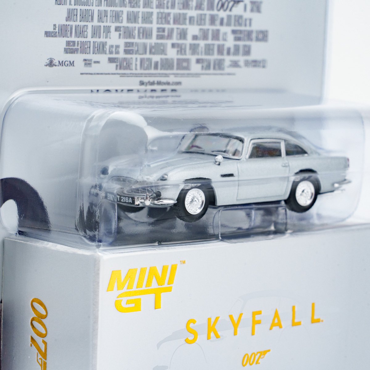 Mini GT 1:64 Aston Martin DB5 “Skyfall” – Battle Damaged Edition in Blister Packaging English Version (MGT00913-007E)