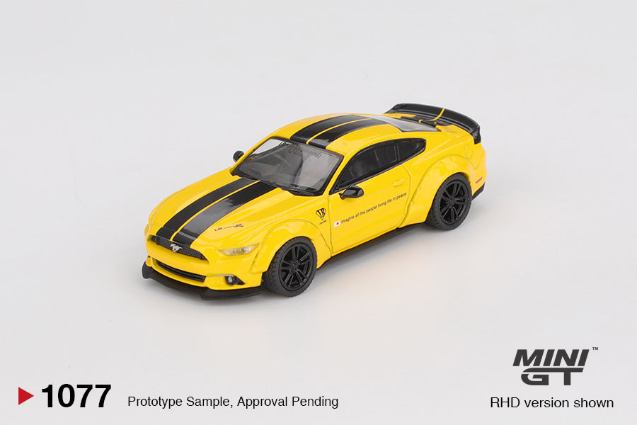 Mini GT 1:64 LB-WORKS FORD MUSTANG Triple Yellow (MGT01077-CH)