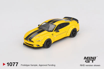 Mini GT 1:64 LB-WORKS FORD MUSTANG Triple Yellow (MGT01077-CH)