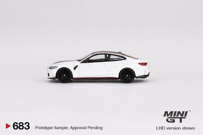 Mini GT 1:64 BMW M4 CSL Alpine White LHD (MGT00683-CH)