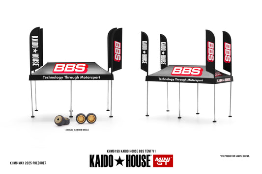 Mini GT 1:64 Kaido House BBS Tent V1 (KHMG199) (One Tent with Accesories)