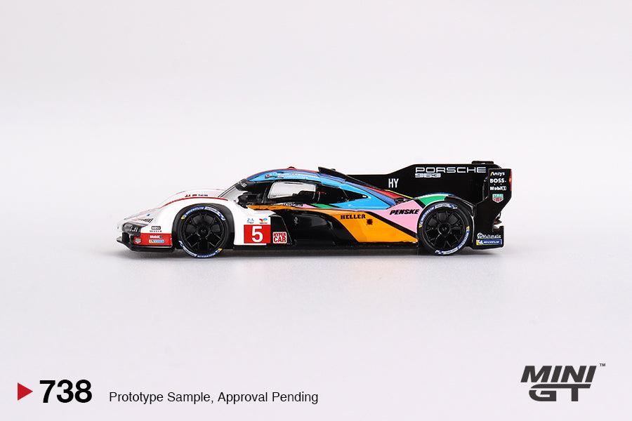 Mini GT 1:64 Porsche 963 Porsche Penske Motorsport 2023 24 Hrs of Le Mans Limited Edition 3000 Sets (MGTS0011)