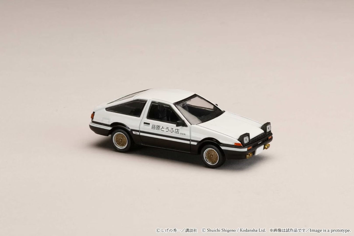 Hobby Japan x JDM64 1:64 Toyota SPRINTER TRUENO (AE86)/ INITIAL D Takumi Fujiwara AND Natsuki Mogi