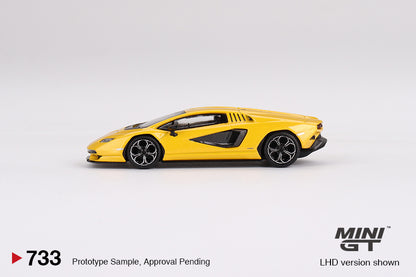Mini GT 1:64 Lamborghini Countach LPI 800-4 New Giallo Orion (MGT00733-L)