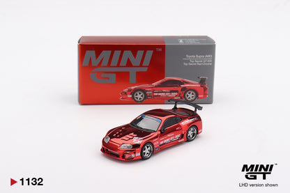 Mini GT 1:64 Toyota Supra (A80) Top Secret GT-300 Top Secret Red Chrome (MGT01132-CH)