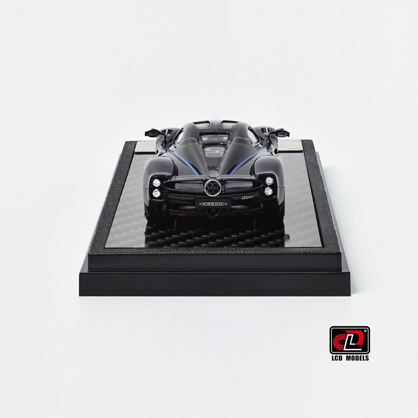 LCD 1:64 Pagani Utopia Blue Black Carbon Official Licensed