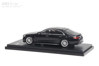 AR Box 1:64 Mercedes Benz S Class MK7 W223 AMG S63 E-Performance 2023 Edition Obsidian Black Official Licensed