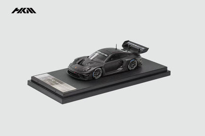 HKM 1:64 911 (992) GT3 R Rennsport Single Seat Track Edition Brumos Spoiler Black Carbon