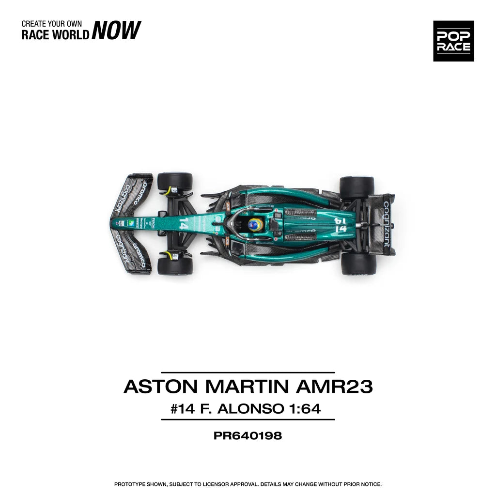 Pop Race 1:64 Aston Martin AMR23 #14 F.Alonso (PR640198)