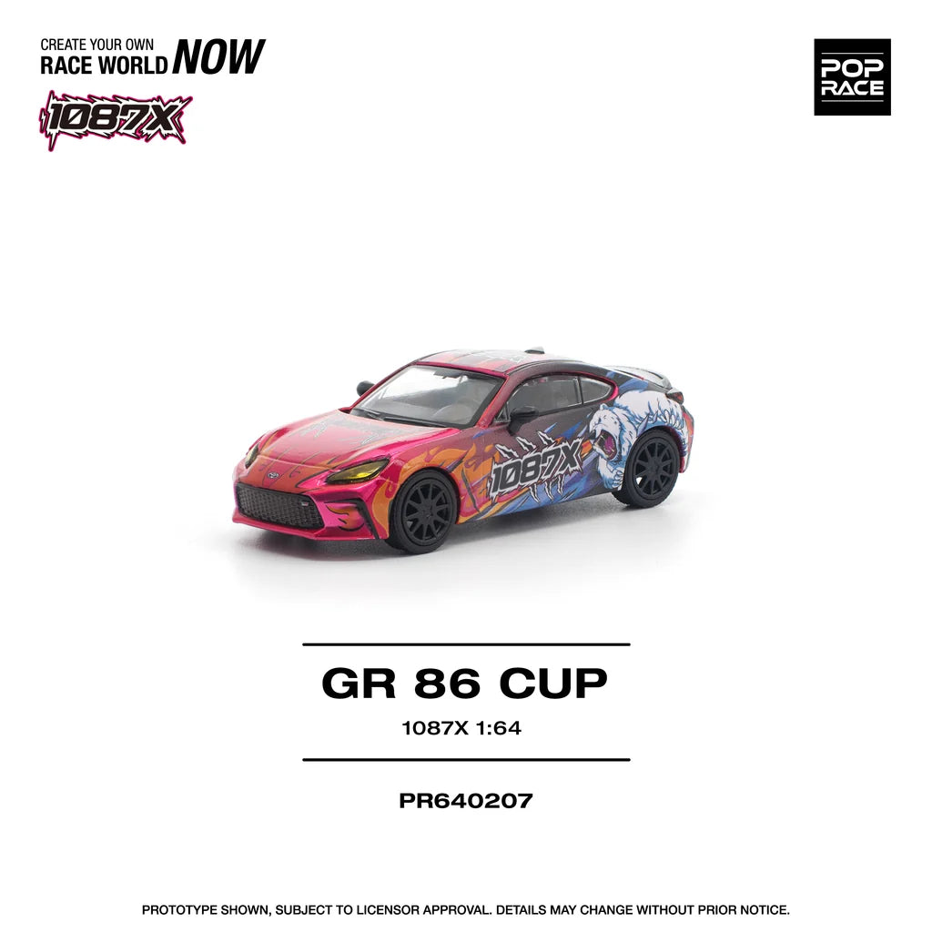 Pop Race 1:64 GR86 CUP 1087X (PR640207)
