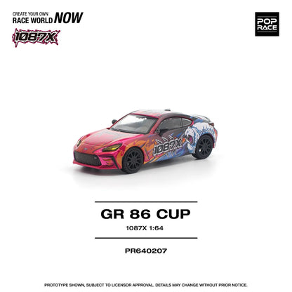 Pop Race 1:64 GR86 CUP 1087X (PR640207)