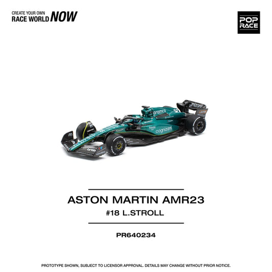 Pop Race 1:64 Aston Martin AMR23 #18 L.Stroll (PR640234)