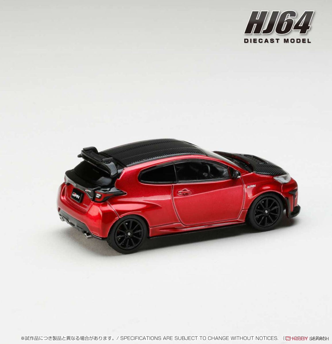 Hobby Japan 1/64 Toyota GRMN YARIS CIRCUIT PACKAGE EMOTIONAL RED II
