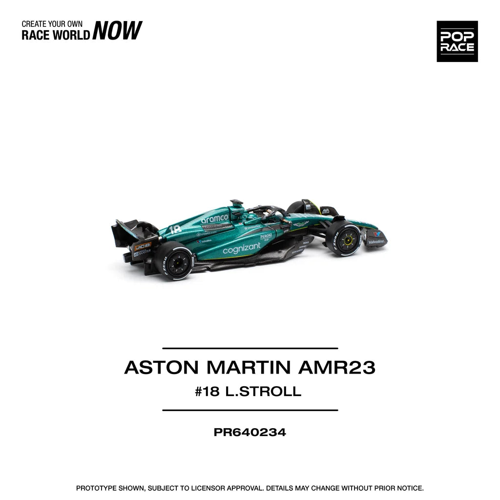 Pop Race 1:64 Aston Martin AMR23 #18 L.Stroll (PR640234)