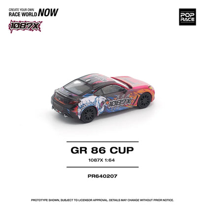 Pop Race 1:64 GR86 CUP 1087X (PR640207)