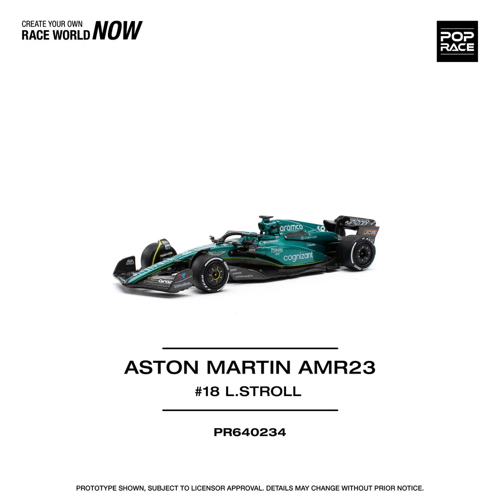 Pop Race 1:64 Aston Martin AMR23 #18 L.Stroll (PR640234)