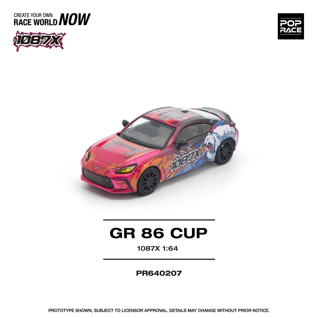 Pop Race 1:64 GR86 CUP 1087X (PR640207)