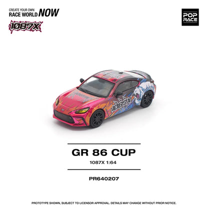 Pop Race 1:64 GR86 CUP 1087X (PR640207)