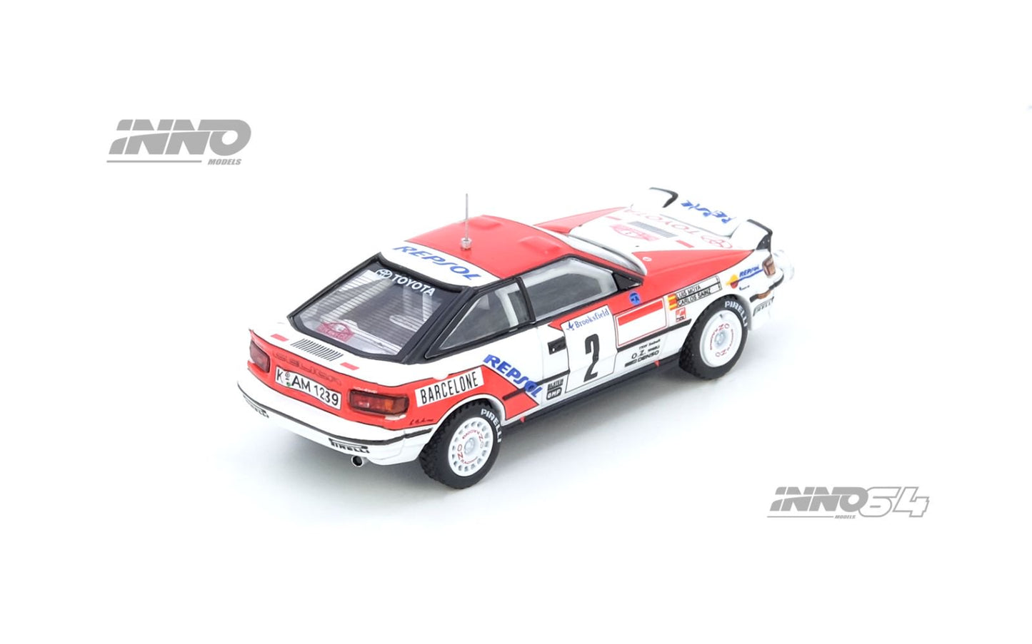INNO64 1:64 TOYOTA CELICA GT-FOUR (ST165) (IN64-ST165R-91MCW)