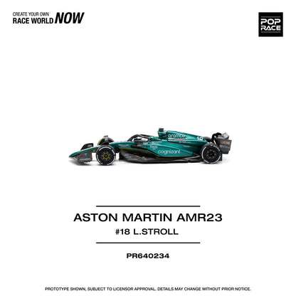 Pop Race 1:64 Aston Martin AMR23 #18 L.Stroll (PR640234)