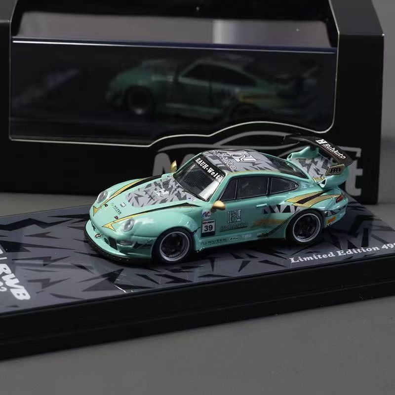 Motokit 1:64 RWB 993 #23 Hub Auto Green Livery