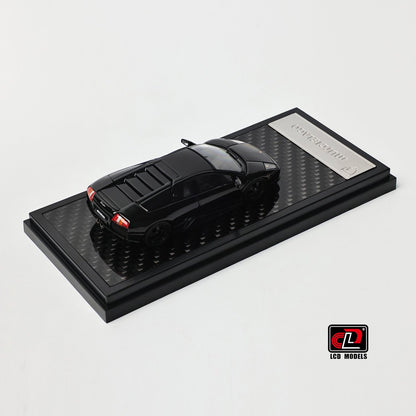 LCD 1:64 Lamborghini Murcielago Black Openable Engine Hood with Detailed Engine Lamborghini Official Licensed
