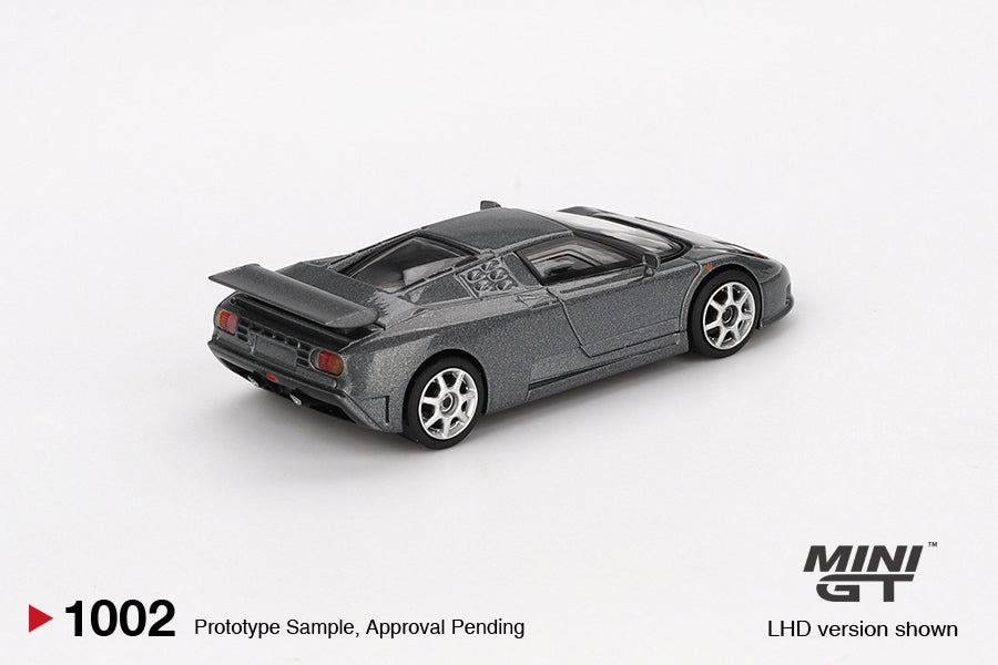 Mini GT 1:64 Bugatti EB110 Super Sport Grigio Scuro (MGT01002-CH)