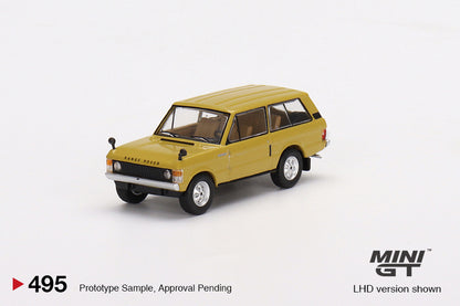 Mini GT 1/64 Range Rover 1971 Bahama Gold RHD (MGT00495-R)