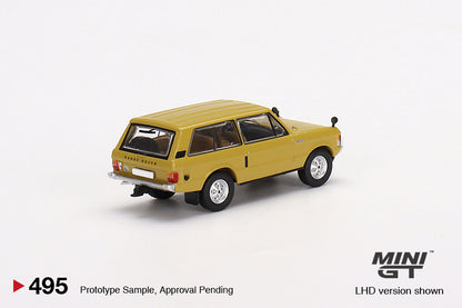Mini GT 1/64 Range Rover 1971 Bahama Gold RHD (MGT00495-R)
