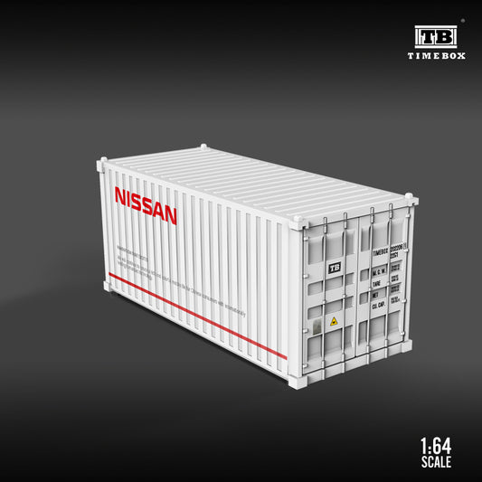 Time Box 1/64 20ft Shipping Container Full Metal Made- Nissan Version