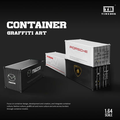 Time Box 1/64 20ft Shipping Container Full Metal Made- Nissan Version