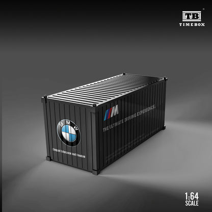 Time Box 1/64 20ft Shipping Container Full Metal Made- BMW Version