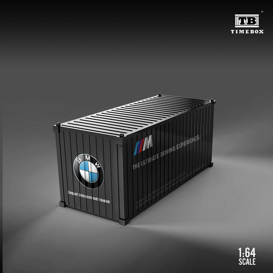 Time Box 1/64 20ft Shipping Container Full Metal Made- BMW Version