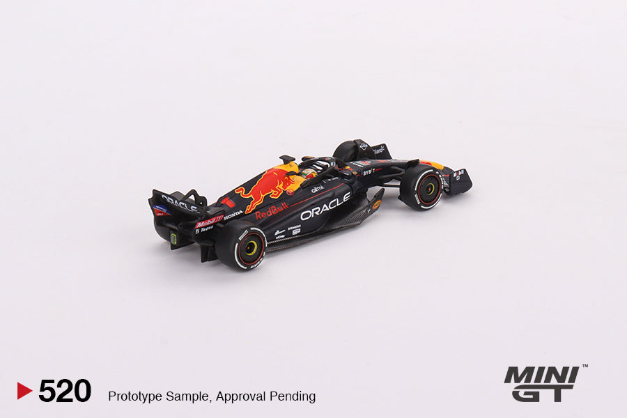 Mini GT 1/64 Oracle Red Bull Racing RB18 #1 Max Verstappen 2022 Abu Dhabi Grand Prix Winner (MGT00520)