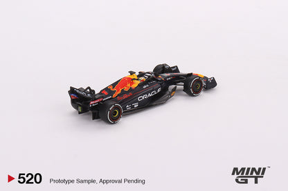 Mini GT 1/64 Oracle Red Bull Racing RB18 #1 Max Verstappen 2022 Abu Dhabi Grand Prix Winner (MGT00520)