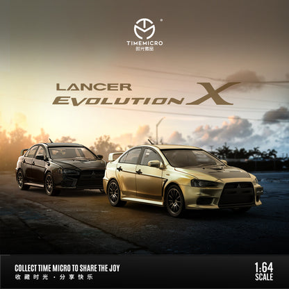 Time Micro 1/64 Mitsubishi Lancer Evolution X Evo 10 Black