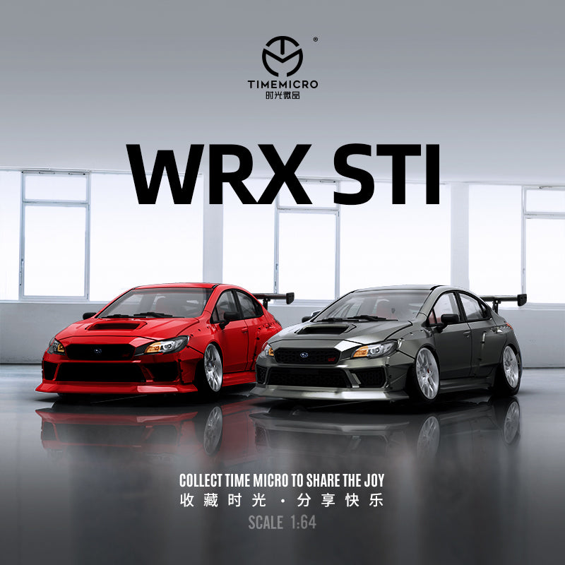 Time Micro 1/64 Subaru WRX STI Metallic Silver