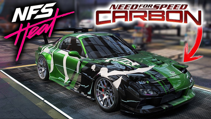 GDO 1:64 Mazda RX-7 FD3S  Re Amemiya Need For Speed Carbon Kenji Green